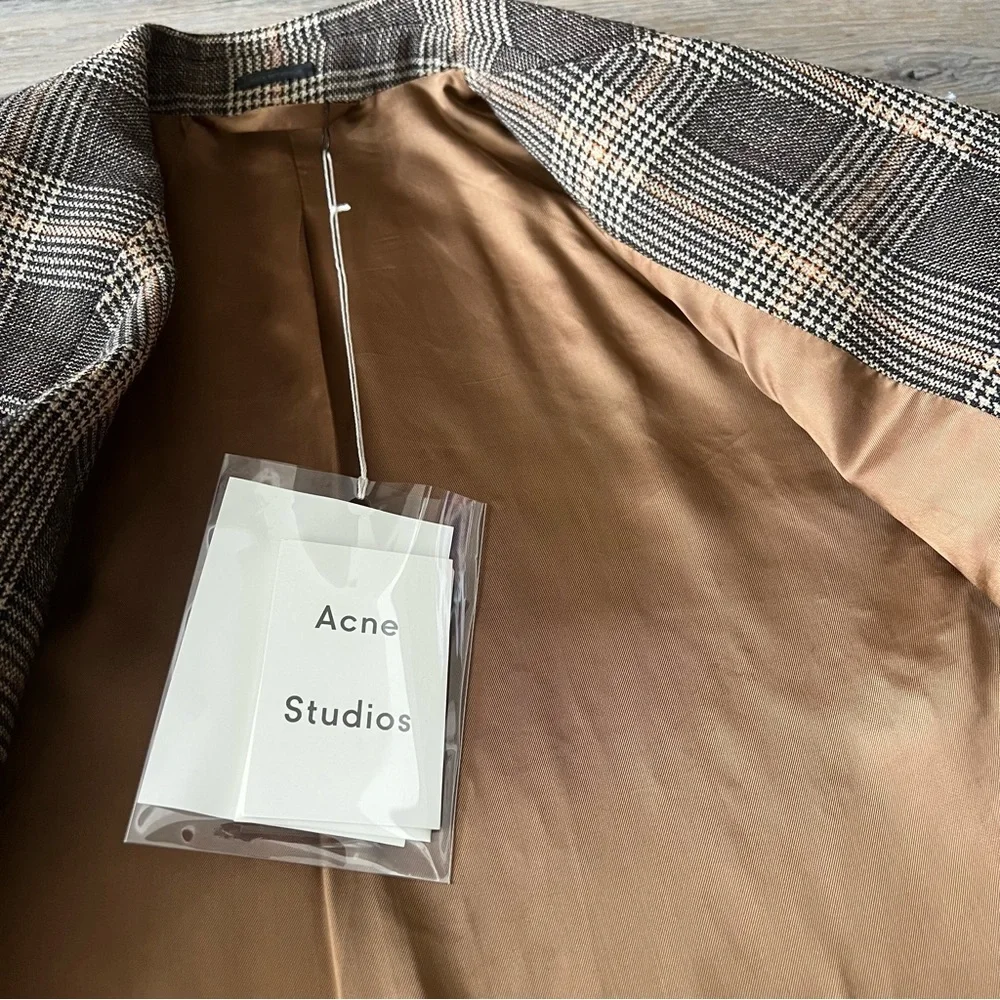 NWT Acne Studios herringbone oversize blazer - Picture 12 of 16